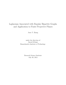 Laplacians Associated with Regular Bipartite Graphs
