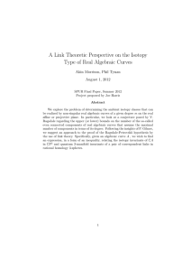 A Link Theoretic Perspective on the Isotopy Akin Morrison, Phil Tynan