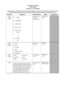 Assessment schedule NZIC 2005 Chemistry 2.4