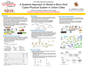 Systems A Systems Approach to Model a Micro-Grid The