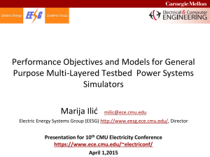 Performance Objectives and Models for General Simulators