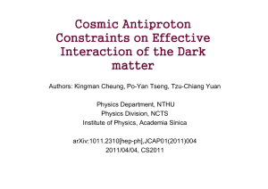 Cosmic Antiproton Constraints on Effective