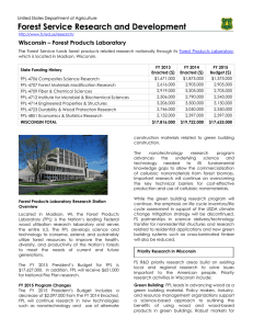 Wisconsin – Forest Products Laboratory