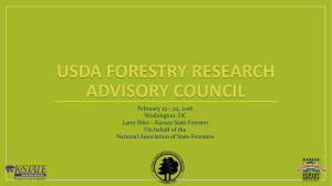 USDA FORESTRY RESEARCH ADVISORY COUNCIL