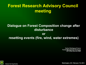 Forest Research Advisory Council meeting