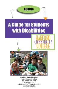 A Guide for Students with Disabilities ACCESS