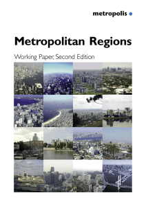 Metropolitan Regions Working Paper, Second Edition