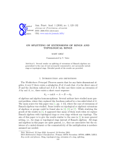 Ann. Funct. Anal. 1 (2010), no. 1, 123–132 TOPOLOGICAL RINGS