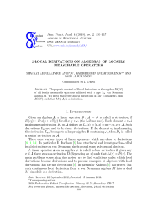 Ann. Funct. Anal. 4 (2013), no. 2, 110–117 MEASURABLE OPERATORS