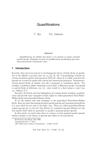 Quasifibrations V. Jha N.L. Johnson