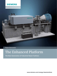 The Enhanced Platform The Next Generation of Industrial Steam Turbines Power Generation