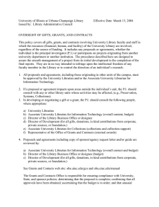 University of Illinois at Urbana-Champaign Library Effective Date: March 15, 2004