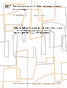 Fast and Robust Pyramid-based Image Processing Technical Report
