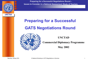 – Preparing for a Successful Negotiations Round