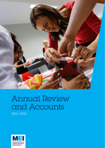 Annual Review and Accounts 2014-2015