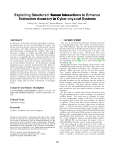 Exploiting Structured Human Interactions to Enhance Estimation Accuracy in Cyber-physical Systems