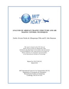 ANALYSIS OF AIRSPACE TRAFFIC STRUCTURE AND AIR TRAFFIC CONTROL TECHNIQUES