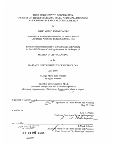 AUTONOMY y 1993 Submitted  to  the Department  of Urban ...