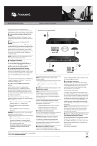 The following instructions will help you install your