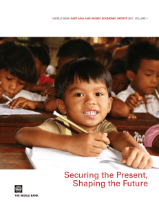 Securing the Present, Shaping the Future WORLD BANK 2011, VOLUME 1