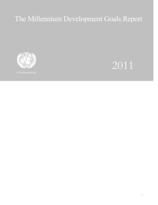 2011 The Millennium Development Goals Report  Or7