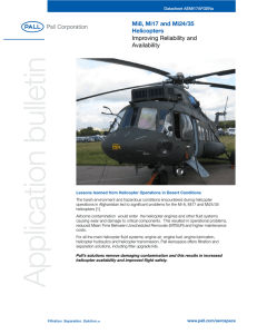 Mi8, Mi17 and Mi24/35 Helicopters Improving Reliability and Availability