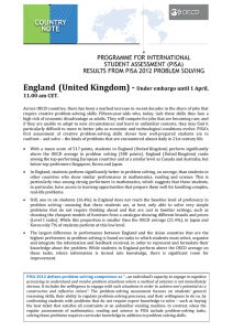 England (United Kingdom) -  Under embargo until 1 April, 11.00 am CET.