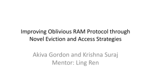 Akiva Gordon and Krishna Suraj Mentor: Ling Ren