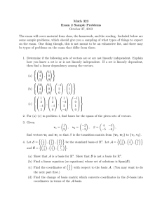 Math 323 Exam 2 Sample Problems October 27, 2013