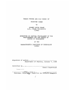 TENSOR  FORCES  AND  THE  THEORY ... HYDROGEN  THREE ROBERT PEASE