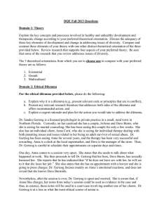 DQE Fall 2013 Questions Domain 1: Theory