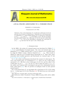 n-DUAL SPACES ASSOCIATED TO A NORMED SPACE