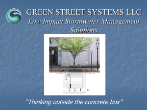 GREEN STREET SYSTEMS LLC Low Impact Stormwater Management Solutions