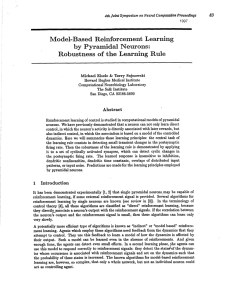 Model-Based Reinforcement Learning by Pyramidal Neurons: Robustness of  the Learning Rule