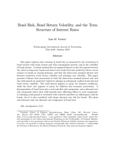 Bond Risk, Bond Return Volatility, and the Term