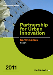 2011 Partnership for Urban Innovation