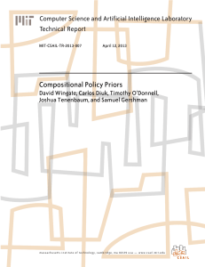 Compositional Policy Priors Computer Science and Artificial Intelligence Laboratory Technical Report