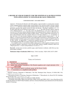 A REGIME OF LINEAR STABILITY FOR THE EINSTEIN-SCALAR FIELD SYSTEM