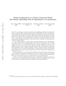 Global Computation in a Poorly Connected World: