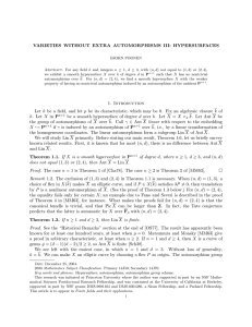 VARIETIES WITHOUT EXTRA AUTOMORPHISMS III: HYPERSURFACES