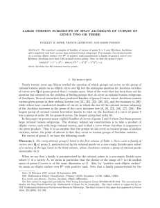 LARGE TORSION SUBGROUPS OF SPLIT JACOBIANS OF CURVES OF