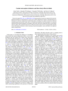 Casimir microsphere diclusters and three-body effects in fluids Jaime Varela,