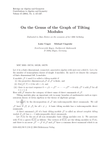 Beitr¨ age zur Algebra und Geometrie Contributions to Algebra and Geometry