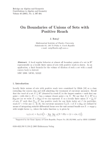 Beitr¨ age zur Algebra und Geometrie Contributions to Algebra and Geometry