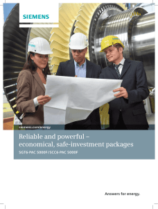 Reliable and powerful – economical, safe-investment packages Answers for energy.