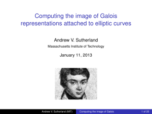 Computing the image of Galois representations attached to elliptic curves