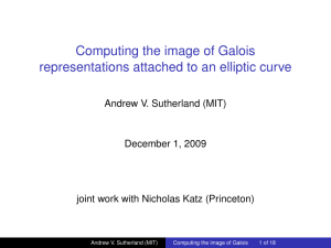 Computing the image of Galois representations attached to an elliptic curve