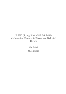 18.S995 (Spring 2016, MWF 3-4, 2-142) Physics J¨