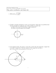 Trig, polar coordinates, and chain rule