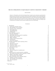 THE SIX OPERATIONS IN EQUIVARIANT MOTIVIC HOMOTOPY THEORY